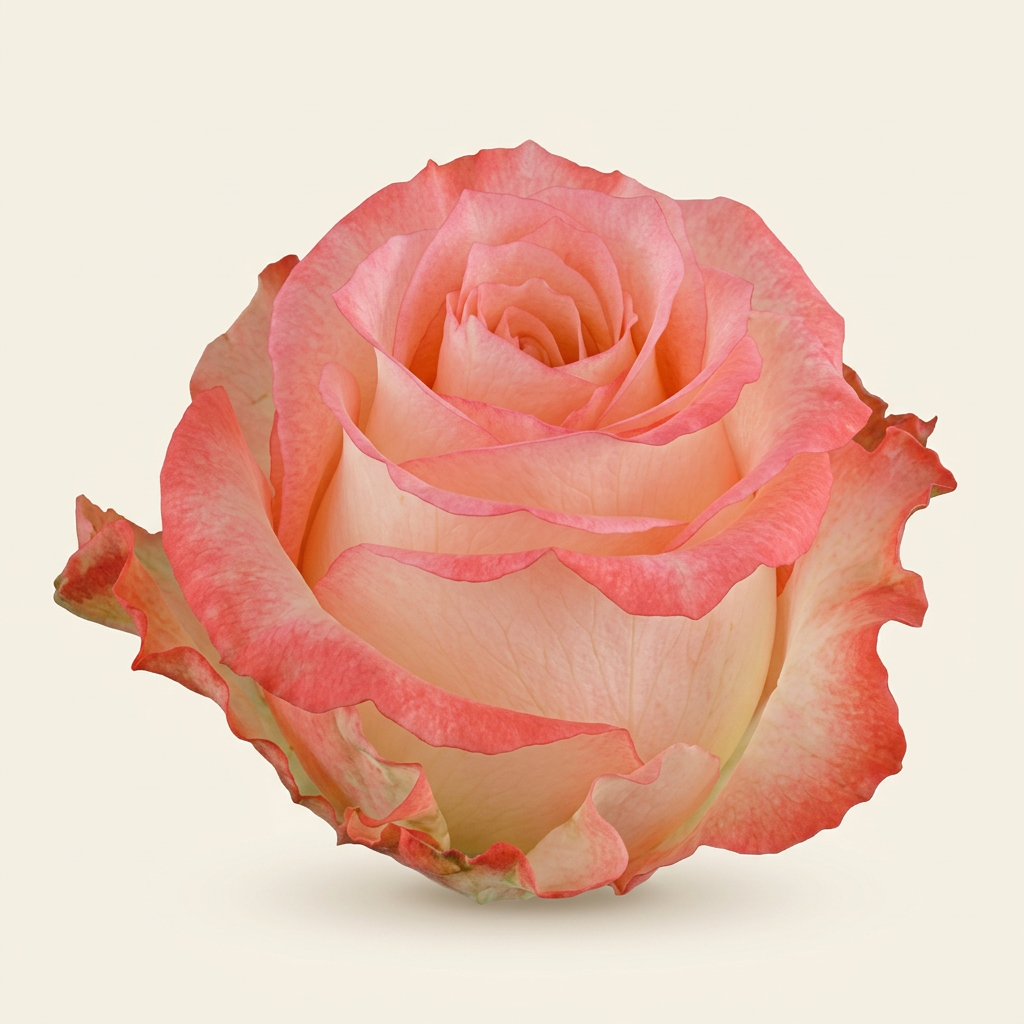 Cabaret rose variety in Bicolor