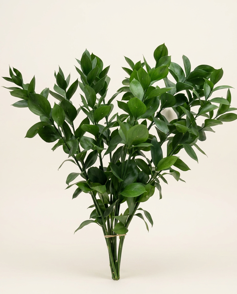 Ruscus foliage (Ruscus hypoglossum)