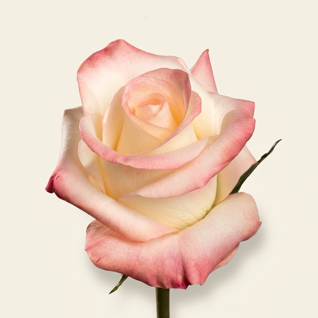 Marlyn rose variety in Pink Peach Bicolor