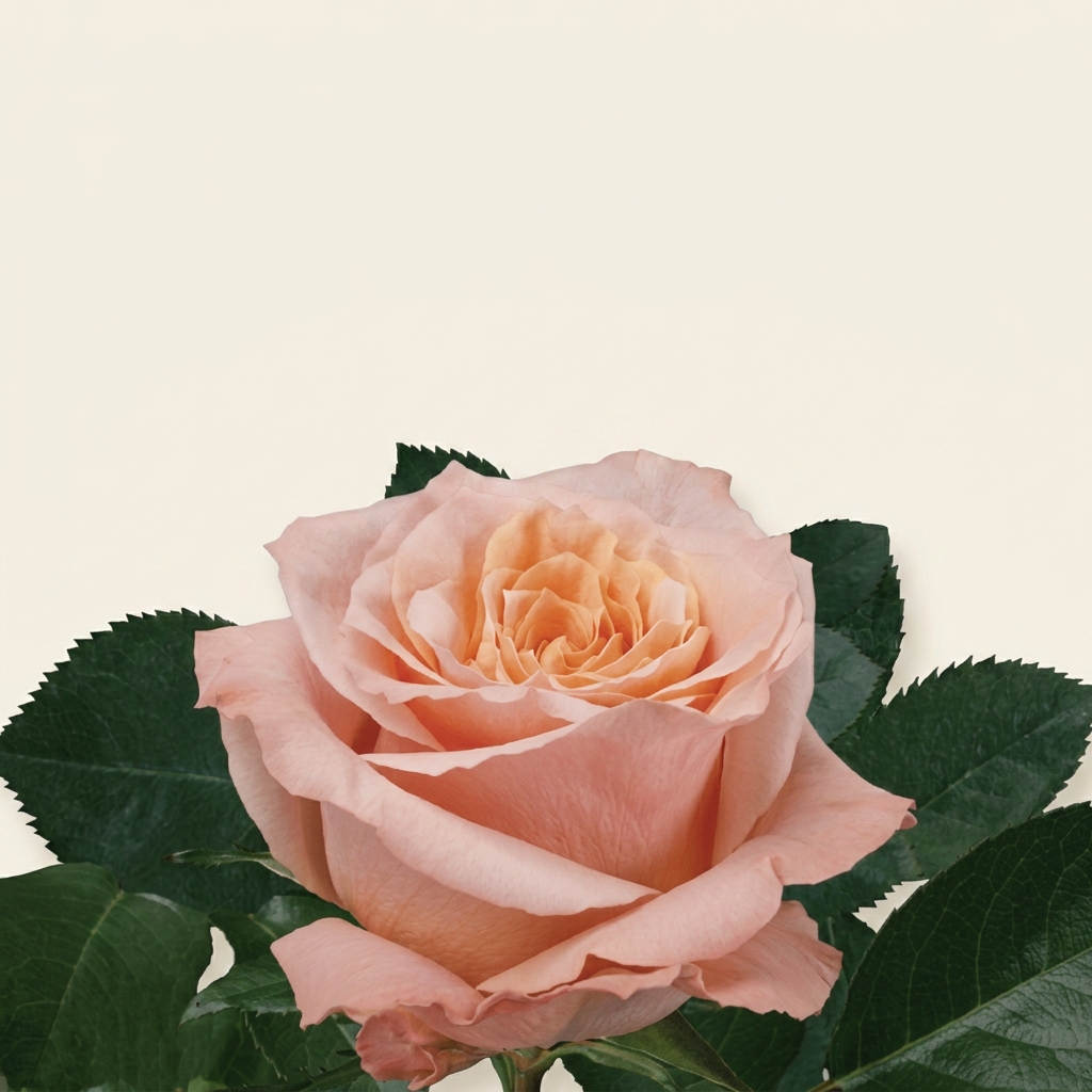 Shimmer rose variety in Peach Orange