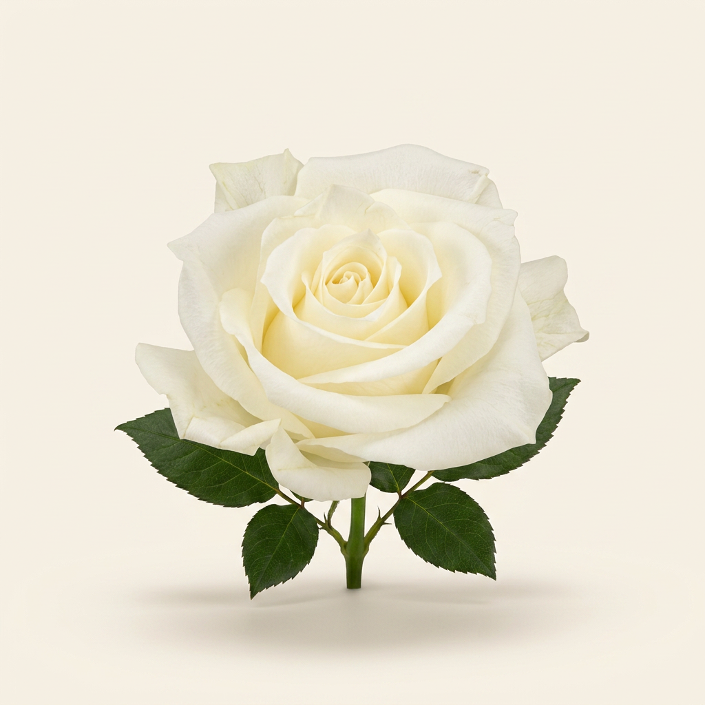 Snowbliss rose variety in White
