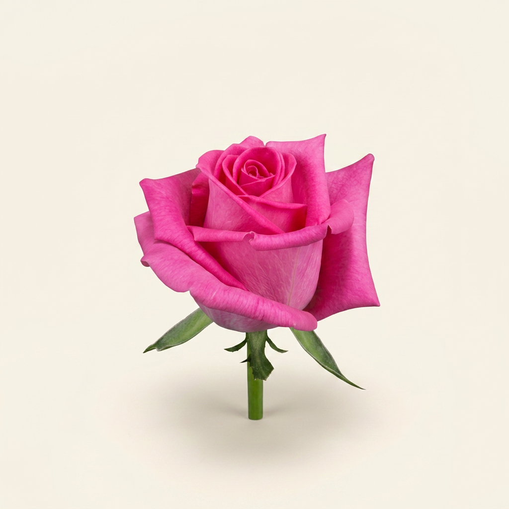 Topaz rose variety in Hot Pink