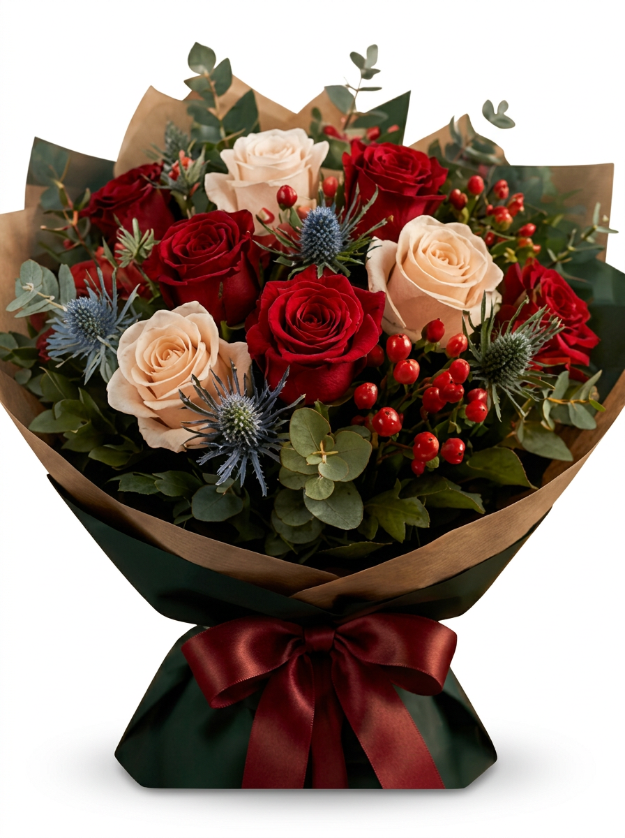 Premium Christmas Christmas bouquet arrangement